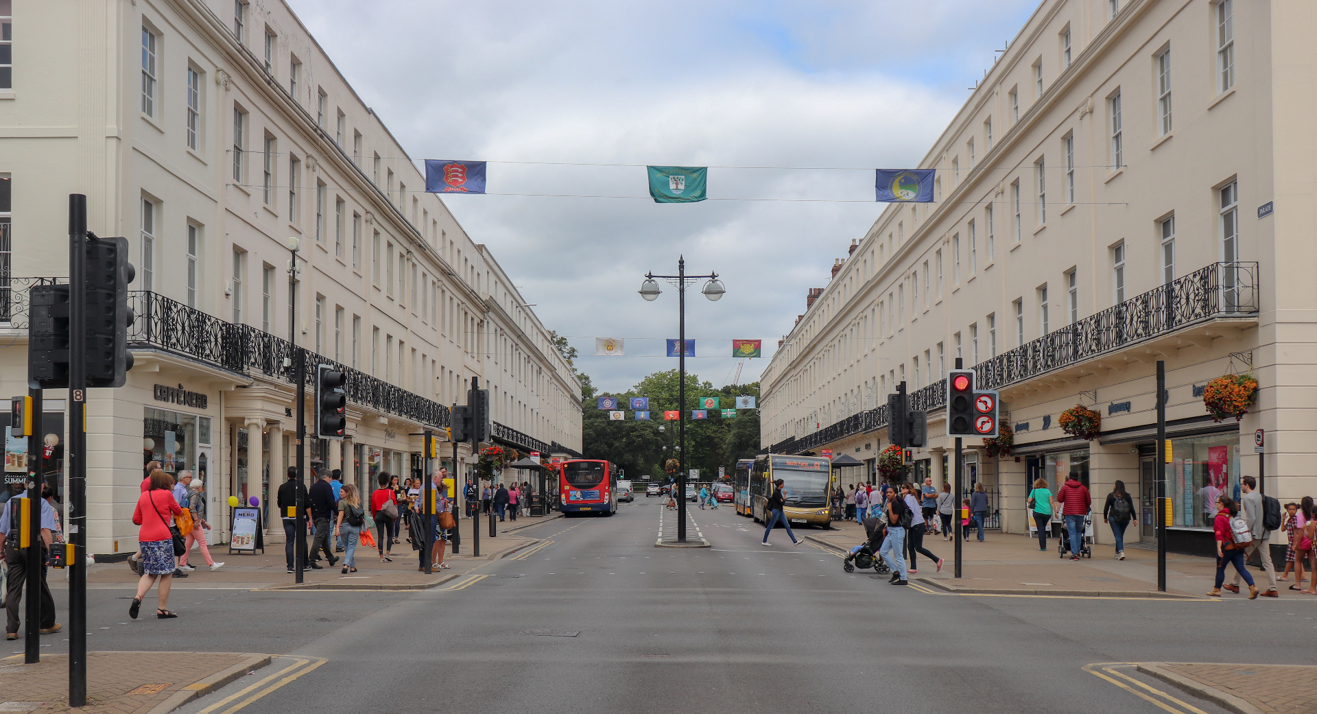 The Parade in Leamington Spa